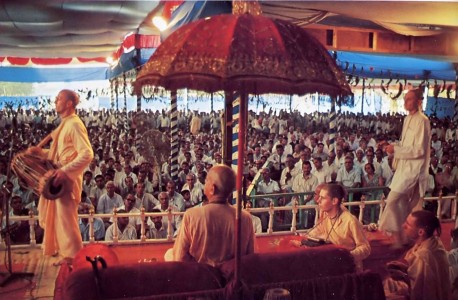 ISKCON Bombay Pandal Preaching Program 1975.
