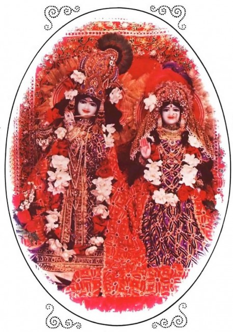 Radha Krishna Deities in ISKCON Temple