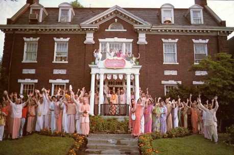 Hare Krishna Temple and Devotees. Detroit, Michigan, 1975.