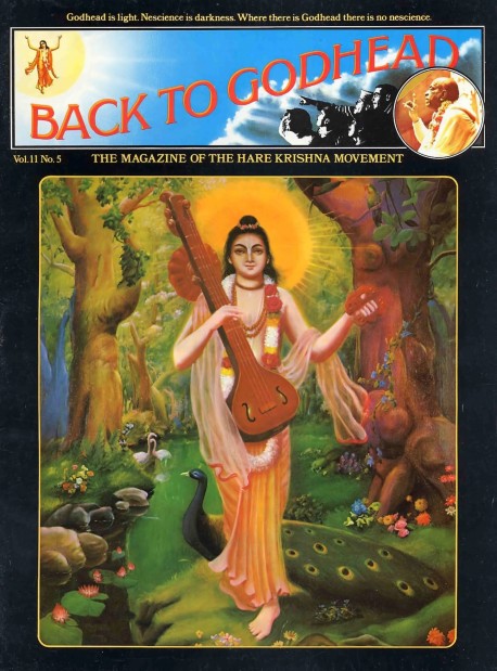 Back to Godhead - Volume 11, Number 05 - 1976 Cover