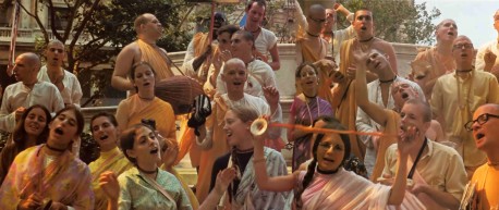 ISKCON Devotees chanting Hare Krishna - 1976