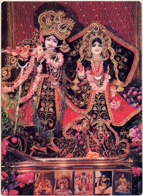 ISKCON Los Angeles, New Dwarka Deities Sri Sri Rukmini-Dvarkadesh 1977