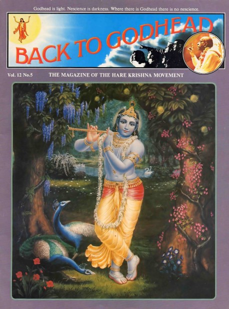 Back to Godhead - Volume 12, Number 05 - 1977 Cover