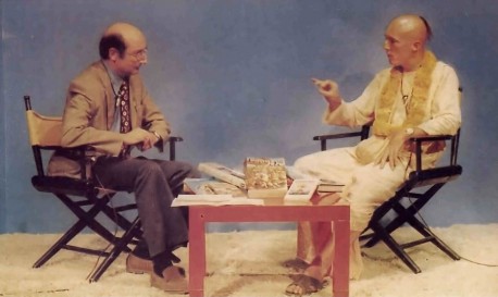 Dhrstadyumna Swami on television interview program - 1977