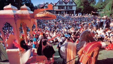 At London's Bhaktivedanta Manor millions celebrate Janmashtami--the birth of Lord Krishna, the Father of all living beings. - 1977