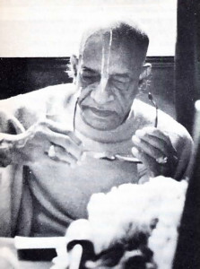 At 94 Bowery, Srila Prabhupada used an "artist·in·residence" loft for chanting Hare Krsna lecturing, and translating Srimad·Bhagavatam into English.