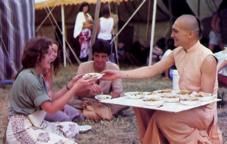 Delicious vegetarian foods first offered to the Lord are daily fare at ISKCON's restaurants in Adelaide