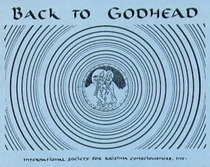 On a small press his disciples printed the first BACK TO GODHEA D magazine, one hundred copies, and then distributed them by bicycle