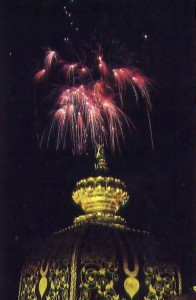 Festivities at Srila Prabhupada's Palace of Gold.