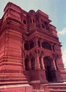 Magnificent remains of the Govindaji temple in Vrndavana attest to the even greater magnificence of the building before the attack of Aurangzeb's army.