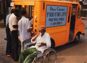 Up to four hundred people a day obtained hot meals from the "Free Meal Mobile" in Cleveland in the summer of 1983. Now, with $20,000 from the city, ISKCON's Food for Life program will expand.