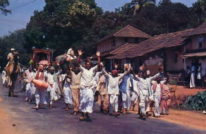 The Hare Krsna movement's eighteen-month-long procession to the holy places Lord Caitanya visited five hundred years ago reaches Udupi in March