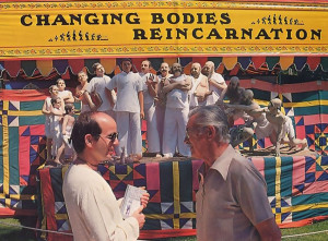 While the body changes from youth to old age, the Bhagavad-gita explains, the self remains the same. With the festival's "Changing Bodies" exhibit as a backdrop, young and old discuss the science of reincarnation