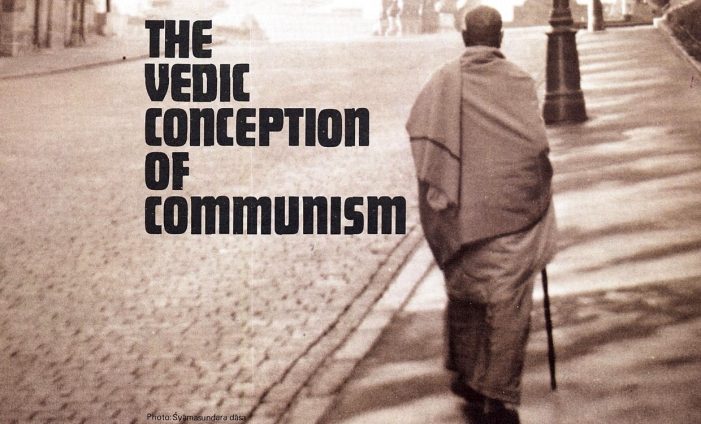 The Vedic Conception of Communism