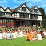 ISKCON Hare Krishna Temple, Bhaktivedanta Manor, Lechmore Heath, Watford (Near London), England. 1974.