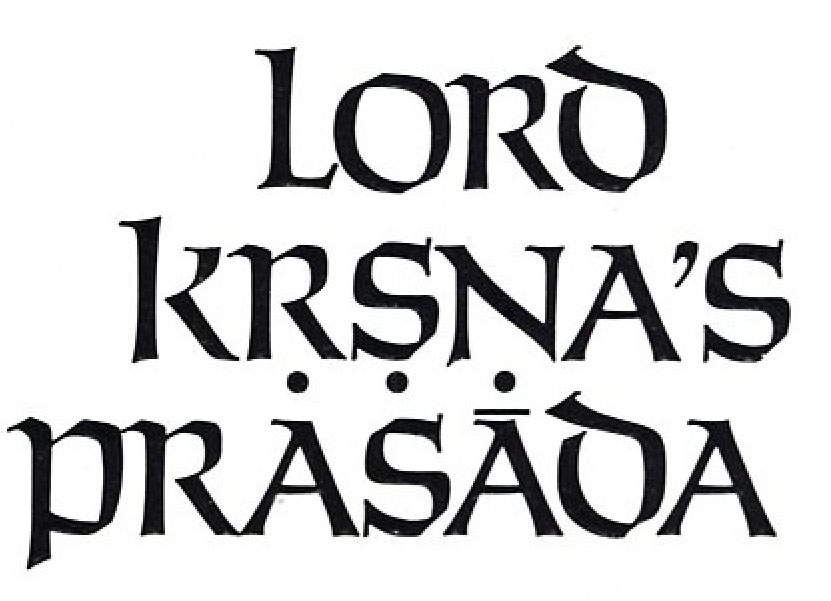 Lord Krishna’s Prasada