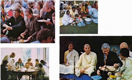 ISKCON Prasadam Distribution 1974.