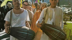 Chanting the Hare Krishna Mantra