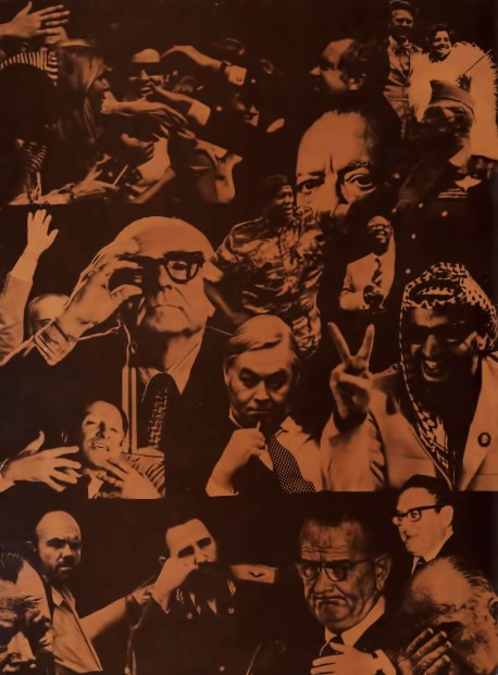 Collage of Politcations from the 1970's