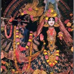 Radha-Krishna Deities at the Fisher Mansion, ISKCON Detroit.