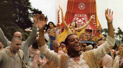 Chanting Hare Krishna at Ratha-yatra Festival