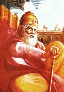King Dhrtarasta of the Bhagavad Gita