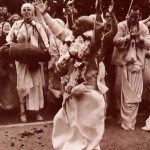 Srila Prabhupada dancing. New York City, 1966.