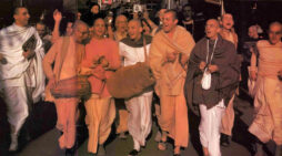 Chanting Hare Krishna in Amsterdam