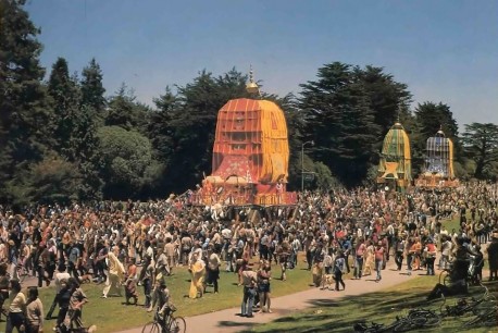 In San Francisco (and everywhere else) Ratha-yatra brings out thousands of people. 1977