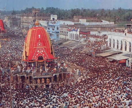 Ratha Yatra Festival at Jagannatha Puri 1976