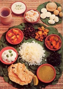 Plate of ISKCON Krishna Prasadam - 1977