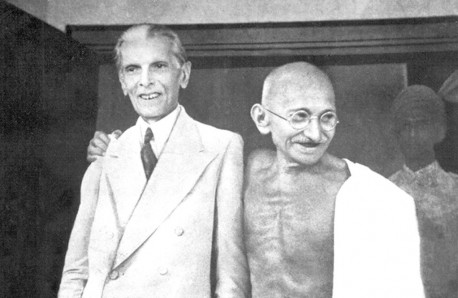 Gandhi and Jinnah 1944