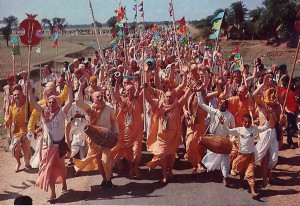 Some five centuries ago the founder of the Hare Krsna movement-Sri Krsna Caitanya -appeared here, and each year ISK CON devotees  come from around the world to commemorate the event.