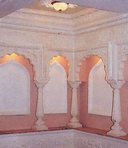 The Interior has been completely remodeled. Now it is an authentic replica of an ancient Indian temple.