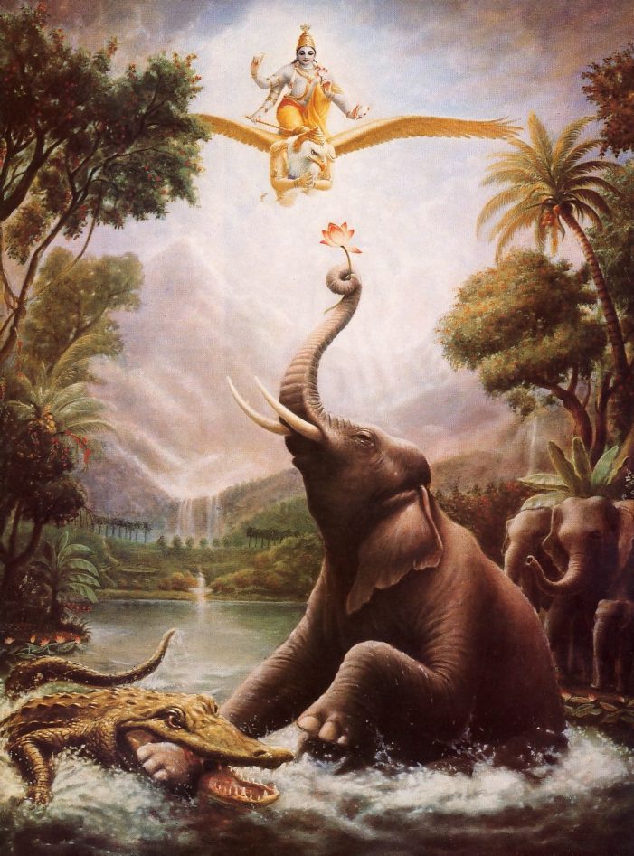Gajendra the Elephant — Breaking Open the Jaws of Death