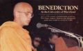 Benediction At the University of Maryland