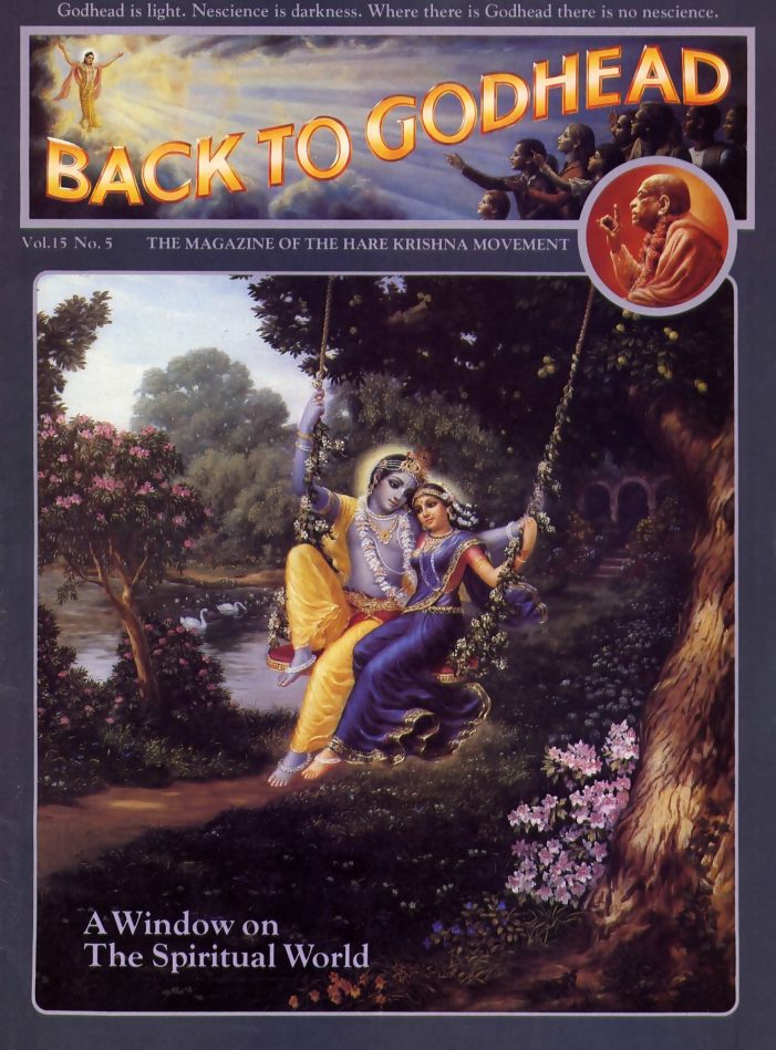 Back To Godhead May 1980 PDF Download