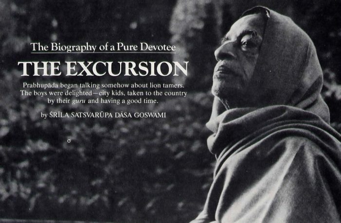 The Biography of a Pure Devotee — The Excursion