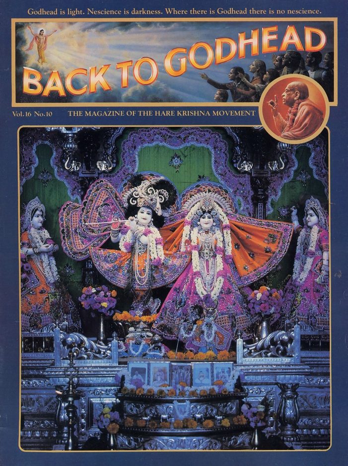 Back To Godhead October 1981 PDF Download