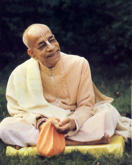 His Divine Grace A. C. Bhaktivedanta Swami Prabhupada, Founder-Acarya of the international Society for Krishna Consciousness, came to America in 1965. at age sixty-nine, to fulfill his spiritual master's request that he teach the science of Krsna consciousness throughout the English -speaking world. In a dozen years he published some seventy volumes of translation and commentary on India's Vedic literature, and these are now standard in universities worldwide. Meanwhile, traveling almost nonstop, Srila Prabhupada molded his international society into a worldwide confederation of asramas, schools, temples, and farm communities. He passed away in 1977 in India's Vrndavana, the place most sacred to Lord Krsna. His disciples are carrying forward the movement he started.