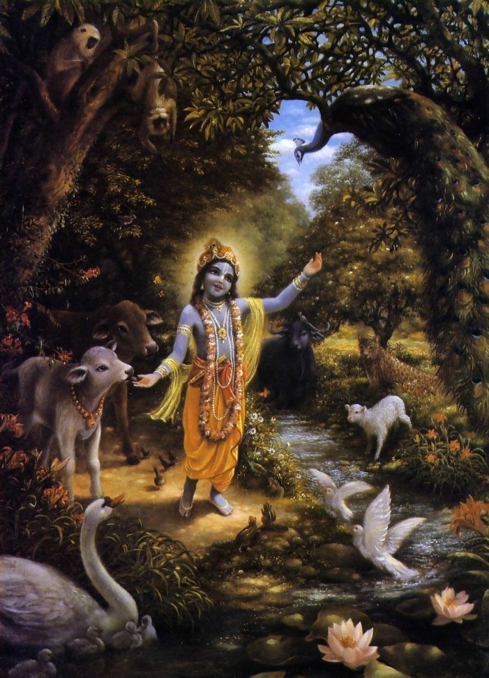 With Krsna in the Peaceable Kingdom