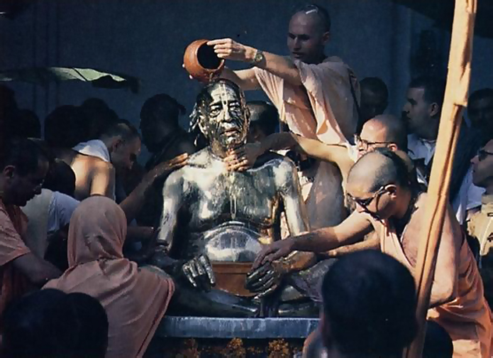 Opening of Srila Prabhupada’s Samadhi in Vrindavan