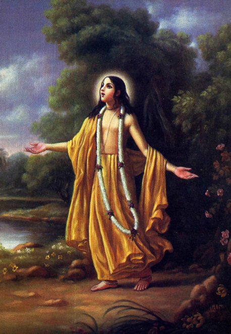 Lord Caitanya appeared five hundred years ago in what is now West Bengal, India, to revive and rejuvenate the ancient tradition of bhakti, pure devotion to God. Lord Caitanya stressed the chanting of the Hare Krsna mantra as the only means in this age for understanding the most intimate personal feature of the Supreme Lord .