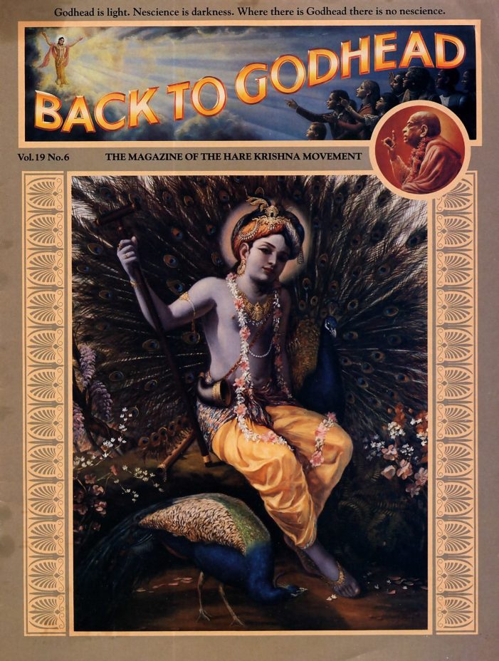 Back To Godhead June 1984 PDF Download