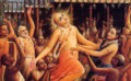 Lord Caitanya at Ratha-yatra Festival in Jagannatha Puri