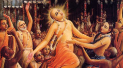 Lord Caitanya at Ratha-yatra Festival in Jagannatha Puri