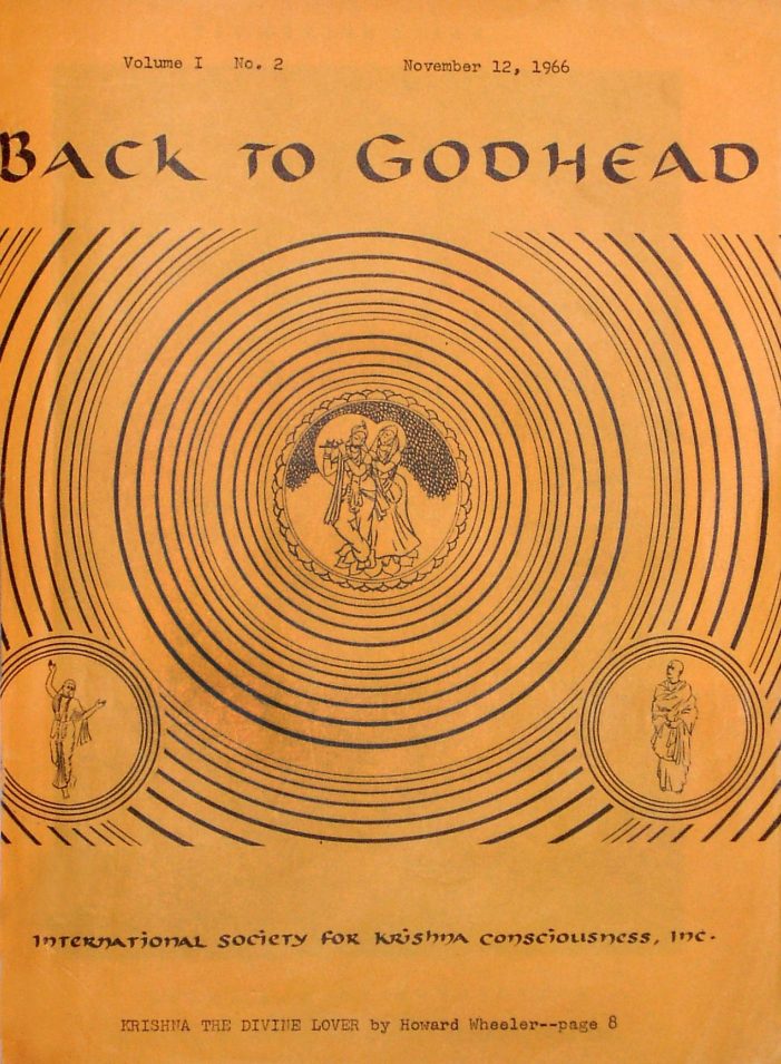Back to Godhead Volume 1 No.2, 1966 PDF Download