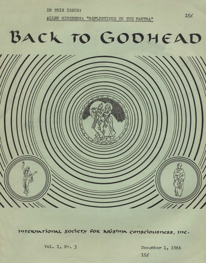 Back to Godhead Volume 1 No.3, 1966 PDF Download