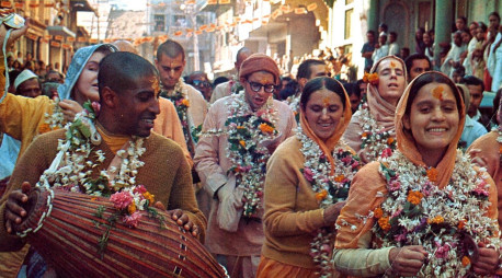 Hare Krishna Sankirtan in India 1970