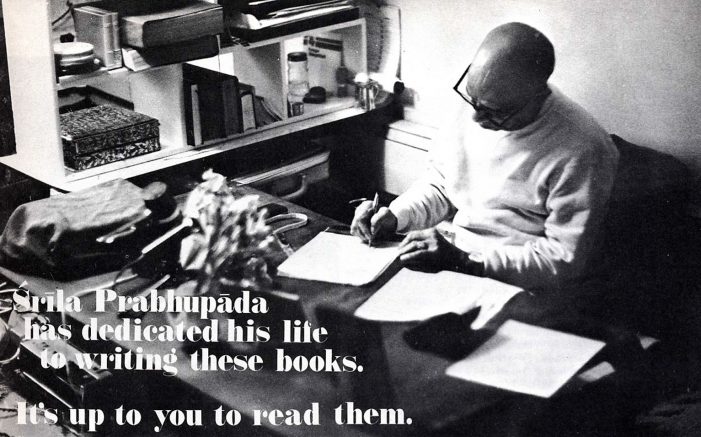 Advertisement for Srila Prabhupada’s Books 1970